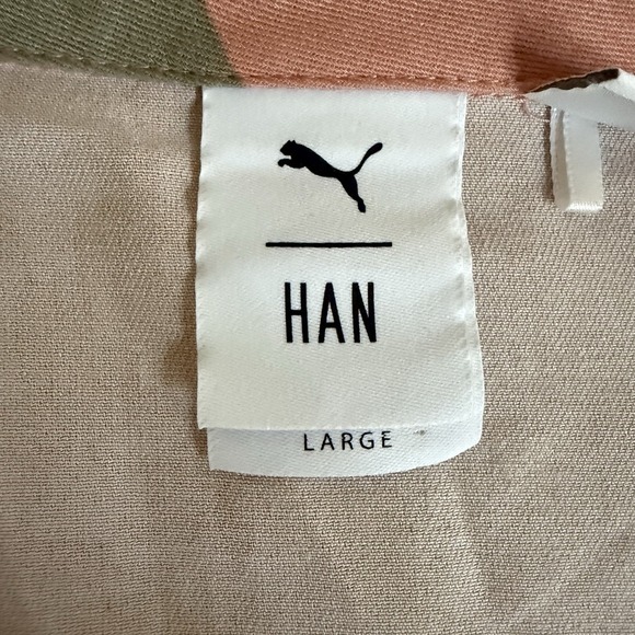 Puma x Han Kjobenhavn Men's Large Multicolor Short Sleeve Button Up Shirt Top - Picture 4 of 7